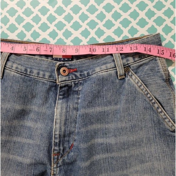 Vintage TOMMY HILFIGER Men's Size 30X30 Medium Wash Baggy Denim Carpenter Jeans - Picture 9 of 11